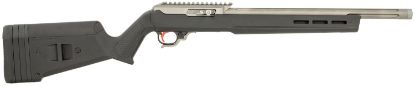 Picture of Tactical Solutions Ategmgbmblk X-Ring Vr 22 Lr 10+1 16.50" Gunmetal Gray Target Crown Barrel, Gun Metal Gray W/ Attached Scope Rail Receiver, Black Magpul X-22 Hunter Stock, Ambidextrous 