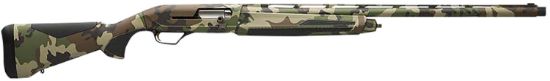 Picture of Browning 011765204 Maxus Ii 12 Gauge 3.5" 4+1 28", Woodland Camo, Synthetic Furniture With Overmolded Grip Panels, Fiber Optic Sight 