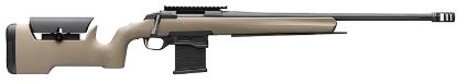 Picture of Browning 035587282 X-Bolt Target Max Competition Lite 6.5 Creedmoor 10+1 22" Matte Blued 4.49" Fluted Barrel, Matte Blued Steel Receiver, Flat Dark Earth Fixed Max Adj Comb Stock, Right Hand 