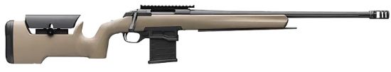 Picture of Browning 035587282 X-Bolt Target Max Competition Lite 6.5 Creedmoor 10+1 22" Matte Blued 4.49" Fluted Barrel, Matte Blued Steel Receiver, Flat Dark Earth Fixed Max Adj Comb Stock, Right Hand 