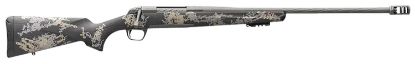 Picture of Browning 035583282 X-Bolt Mountain Pro Tungsten Spr 6.5 Creedmoor 4+1 18" Steel Fluted Sporter Barrel, Tungsten Gray Cerakote Steel Receiver, Accent Graphic Black/ Carbon Fiber, Right Hand 