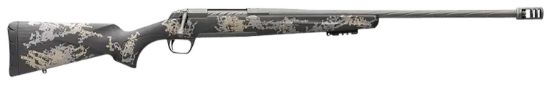 Picture of Browning 035583282 X-Bolt Mountain Pro Tungsten Spr 6.5 Creedmoor 4+1 18" Steel Fluted Sporter Barrel, Tungsten Gray Cerakote Steel Receiver, Accent Graphic Black/ Carbon Fiber, Right Hand 