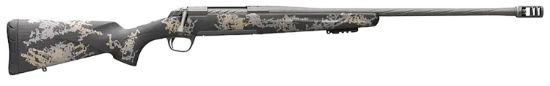 Picture of Browning 035583298 X-Bolt Mountain Pro Tungsten Spr 7Mm Prc 3+1 20" Steel Fluted Sporter Barrel, Tungsten Gray Cerakote Steel Receiver, Accent Graphic Black/ Carbon Fiber Stock, Right Hand 