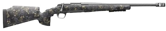 Picture of Browning 035584294 X-Bolt Pro Mcmillan Lr Spr 6.5 Prc 3+1 20" Fluted, Carbon Gray Barrel/Rec, Sonora Carbon Ambush Camo Fixed Mcmillan Game Warden 2.0 Stock, Recoil Hawg Muzzle Brake 