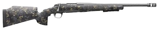 Picture of Browning 035584297 X-Bolt Pro Mcmillan Lr Spr 300 Prc 3+1 22" Fluted, Carbon Gray Barrel/Rec, Sonora Carbon Ambush Camo Fixed Mcmillan Game Warden 2.0 Stock, Recoil Hawg Muzzle Brake 