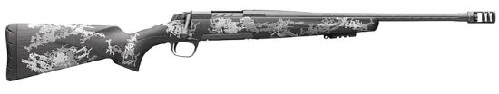 Picture of Browning 035585299 X-Bolt Pro Spr 6.8 Western 3+1 20" Steel Fluted Sporter Barrel, Carbon Gray Elite Cerakote Steel Receiver, Carbon Fiber With Black & Gray Splatter Stock, Right Hand 