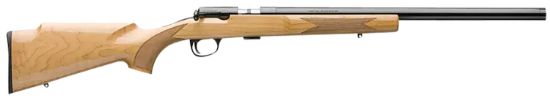 Picture of Browning 025252202 T-Bolt Target Sr 22 Lr 10+1 20" Matte Blued Heavy Bull Threaded Barrel, Matte Blued Drilled & Tapped Steel Receiver Gloss Aaa Maple Target Style Fixed W/Raised Comb Stock 