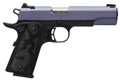 Picture of Browning 051985492 1911-380 Black Label Full Size Frame 380 Acp 8+1, 4.25" Matte Stainless Steel Barrel, Crushed Orchid Cerakote Stainless Steel Steel Slide, Matte Black Polymer Frame W/Beavertail 