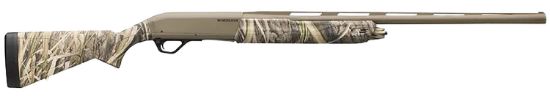 Picture of Winchester Repeating Arms 511310292 Sx4 Hybrid Hunter 12 Gauge 3.5" Chamber 4+1 2.75" 28", Fde Cerakote Rec/Barrel, Mossy Oak Shadow Grass Habitat Furniture, Truglo Fiber Optic Sight Left Hand 