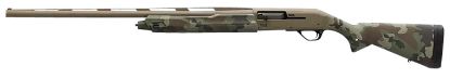 Picture of Winchester Repeating Arms 511313291 Sx4 Hybrid Hunter 12 Gauge 3.5" Chamber 4+1 2.75" 26", Fde Cerakote Rec/Barrel, Woodland Camo Furniture, Truglo Fiber Optic Sight Left Hand 