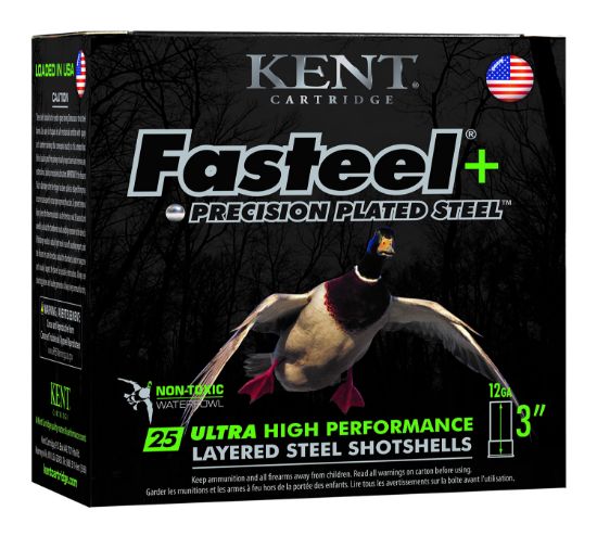 Picture of Kent Cartridge K123fsp36bbx2 Fasteel + 12 Gauge 3" 1 1/4 Oz Bb Shot 25 Per Box/ 10 Case 