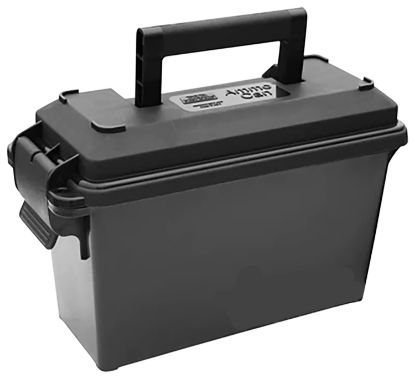 Picture of Mtm Case-Gard Ac30t40 Ammo Can Tall 30 Cal Black Polypropylene 