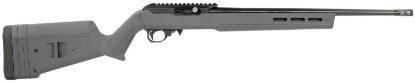 Picture of Black Rain Ordnance Bro22hstg Hunter Full Size 22 Lr 10+1 18" Blued Threaded Chrome-Moly Steel Barrel, Blued Aluminum W/Accessory Rail Receiver, Stealth Gray Magpul X-22 Hunter Stock, Right Hand 