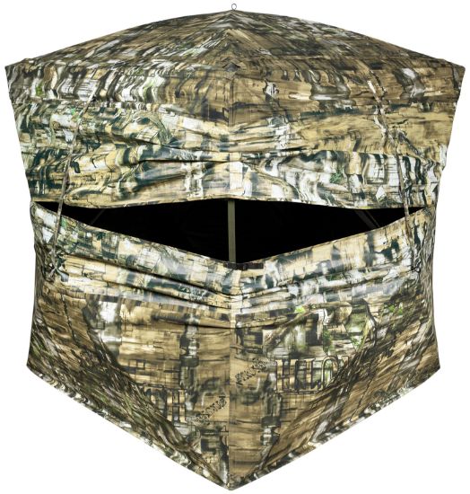 Picture of Primos 65163 Double Bull Surroundview Double Wide Ground Camo Max Trail Camo 60" X 60" 48.50" High 29" Wide 