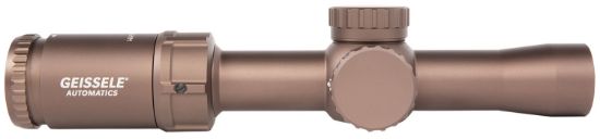 Picture of Geissele Automatics Super Precision Desert Dirt Anodized 1-6X 26Mm 30Mm Tube Illuminated Dmrr-1 Reticle 