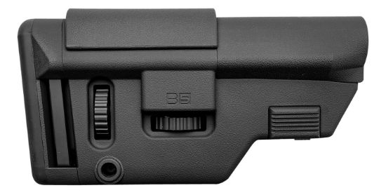 Picture of B5 Systems Precision Black Synthetic Adjustable With Cheek Riser Fits Ar-Platform 