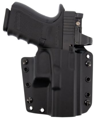 Picture of Galco Cvs224rb Corvus Iwb/Owb Black Kydex Belt Loop Fits Cz P-10F/Glock 17 Gen 5/Zev Tech Right Hand 