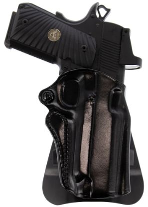 Picture of Galco Sm2-266Rb Speed Master 2.0 Owb Black Leather Paddle Fits Kimber/Springfield 1911 4", Colt/Sw1911sc/Para Usa 4 1/4" Right Hand 