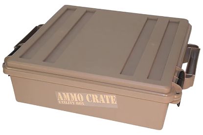 Picture of Mtm Case-Gard Acr4-18 Ammo Crate Utility Box Dark Earth Polypropylene 