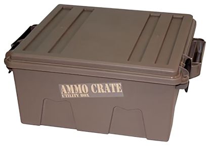 Picture of Mtm Case-Gard Acr7-18 Ammo Crate Utility Box Dark Earth Polypropylene 