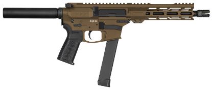 Picture of Cmmg Pe99a5163mb Banshee Mkgs 9Mm Luger 33+1 8", Midnight Bronze Rec, Buffer Tube (No Brace), Eml7 M-Lok Handguard, Zeroed Linear Comp (Glock Mag Compatible) 