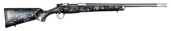 Picture of Christensen Arms 8010622200 Ridgeline Fft Ti Full Size 6.5 Prc 3+1 20" Stainless Threaded Barrel, Drilled & Tapped Aluminum Receiver, Black W/Gray Accents Fixed Sporter Carbon Fiber Stock, Right Hand 