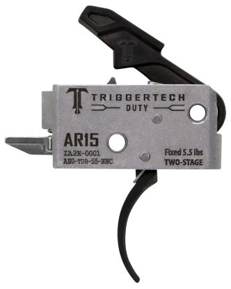Picture of Triggertech Ah0tdb55nnc Duty Mil-Spec Two-Stage Curved 5.5 Lbs Draw Weight Fits Ar-15 