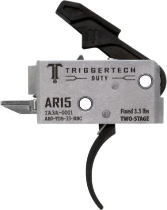 Picture of Triggertech Ah0tdb33nnc Duty Curved Trigger Two-Stage 3.50 Lbs Draw Weight Fits Ar-15 