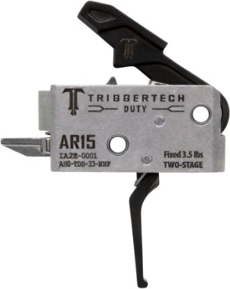 Picture of Triggertech Ah0tdb33nnf Duty Flat Trigger Two-Stage 3.50 Lbs Draw Weight Fits Ar-15 