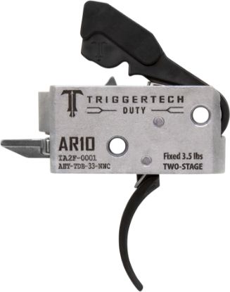 Picture of Triggertech Ahttdb33nnc Duty Curved Trigger Two-Stage 3.50 Lbs Draw Weight Fits Ar-10 