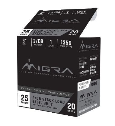 Picture of Migra Ammunitions M20s46 Combinational 20 Gauge 3" 1 Oz 4/6 Shot 25 Per Box/ 10 Case 