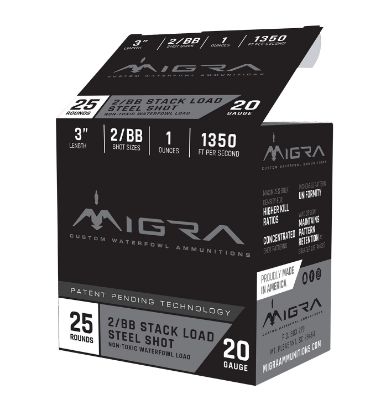 Picture of Migra Ammunitions M20sb46 Combinational 20 Gauge 3" 1 Oz 4/6 Shot 25 Per Box/ 10 Case 