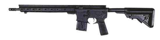 Picture of Franklin Armory 0010062Blk F17 L 17 Wsm 10+1 16" Black Precision Barrel, Black Aluminum W/M-Lok & Picatinny Rail Receiver, Black Adjustable B5 Bravo Stock 