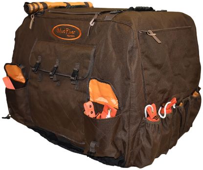 Picture of Mud River Mrm1414 Dixie Insulated Kennel Cover Brown Polyester Medium 32" X 23" X 25" 