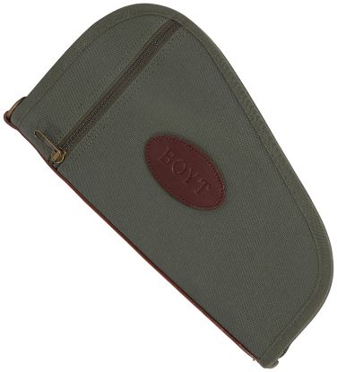 Picture of Boyt Harness Pp41od Heart-Shaped Pistol Case Od Green Canvas Holds Handgun 