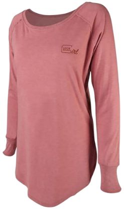 Picture of Glock Ap960345 Glock Girl Confidence Blush Cotton/Polyester/Rayon Long Sleeve Tunic Small 