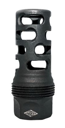 Picture of Yankee Hill 4405Mb24 Srx Q.D. Muzzle Brake Long Black Phosphate Steel With 5/8"-24 Tpi, 9Mm, 2.30" Oal & 9.375" Diameter For Srx Adapters 