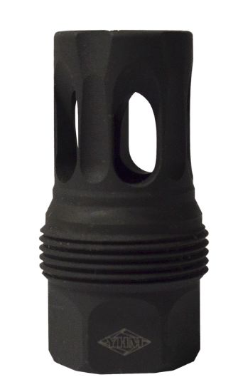 Picture of Yankee Hill 444532 Srx Q.D. Flash Hider Short Black Phosphate Steel With 5/8"-32 Tpi For Srx Adapters 