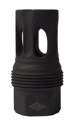 Picture of Yankee Hill 444524B Srx Q.D. Flash Hider Short Black Phosphate Steel With 11/16"-24 Tpi For Srx Adapters 
