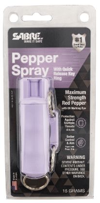 Picture of Sabre Hc14lv02ny Pepper Spray Hard Case Red Pepper Lavender Includes Key Ring 