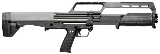 Picture of Kel-Tec Ksg410blk Ksg 410 Bore 18.50" 3" 10+1, Black, Polymer Grip, Synthetic Fixed Stock, Cary Handle Fiber Optic Sights 