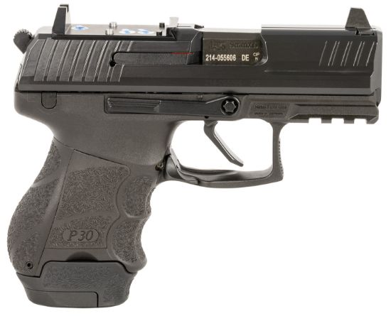 Picture of Langdon Tactical Tech Lttdp30skftjrdo P30sk Compact Frame 9Mm Luger 10+1 13+1 3.30" Black Steel Barrel, Black Optic Cut/Serrated Steel Slide, Black Polymer Frame W/Picatinny Rail, Black Polymer Grip 