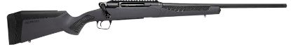 Picture of Savage Arms 57906 Impulse Driven Hunter 6.5 Creedmoor 4+1 20" Threaded, Matte Black Barrel/Rec, Gray Stock With Black Rubber Cheek Piece And Grips, Straight Pull Bolt 