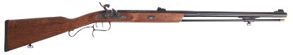 Picture of Traditions R392001 Shedhorn 50 Cal Musket 26" Fluted, Black Cerakote Barrel/Rec, Hardwood Stock, Williams Fiber Optic Sights, Accelerator Breech Plug 