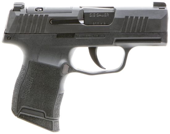 Picture of Sig Sauer 3659Bxr3p P365 Bxr Micro-Compact 9Mm Luger 10+1 3.10" Blackbarrel, Black Nitron Optic Ready/Serrated Slide, Black Polymer Grips 