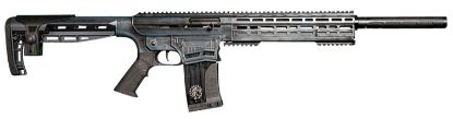 Picture of Hyperion Munitions Fear116blue Fear-116 12 Gauge 5+1 (2) 20", Blue Polymer Rec & M-Lok Handguard, Synthetic Stock/Grips, Flip-Up Iron Sights 