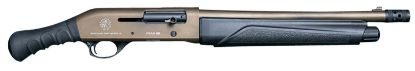 Picture of Hyperion Munitions Fear118bb Fear-118 12 Gauge Semi-Auto 4+1 14.50", Battel Bronze Barrel/Rec, Black Synthetic Furniture, Birdshead Grip 