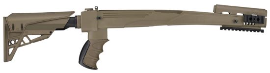 Picture of Ati Outdoors B2201232 Strikeforce Flat Dark Earth Synthetic Chassis With Fully Adjustable Folding Stock, X-1 Style Grip, Fits Sks 