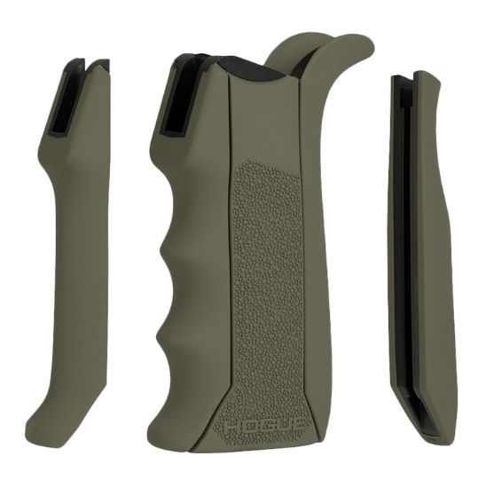 Picture of Hogue 13041 Modular Overmolded Od Green Rubber Pistol Grip With Finger Grooves Fits Ar-15/M16 