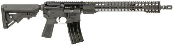 Picture of Radical Firearms Fr16556soc15shr Ar-15 Mhr 5.56X45mm Nato 30+1 16" Cmv, Black, 15" M-Lok Skinny Hybrid Handguard, B5 Systems Bravo Stock & Type 23 P-Grip 